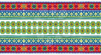 Mordovian national embroidery.