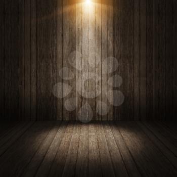 Ray light on wall vintage background 3d