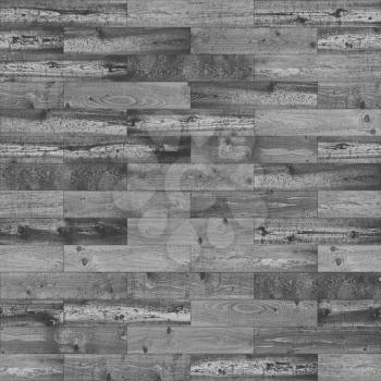 Wood seamless black and white parquet texture