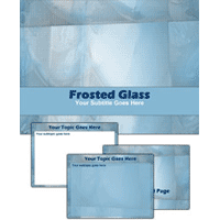 Frosted glass powerpoint template