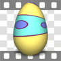 Easter egg spinning
