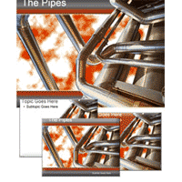 The pipes powerpoint template