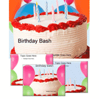 Birthday bash powerpoint template