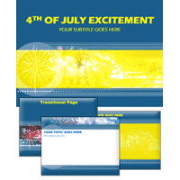 4th July PowerPoint Template