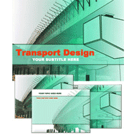 Transport design powerpoint template