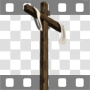 Empty cross