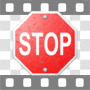 Stop sign spinning