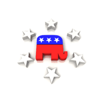 Republican elephant trs