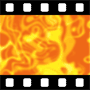 Lava boiling video background