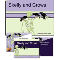 Skelly and crows powerpoint template