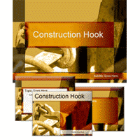 Construction hook powerpoint template