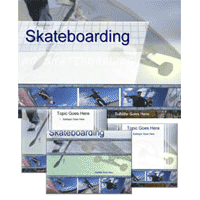 Skateboarding powerpoint template