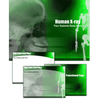 Human X-ray PowerPoint template