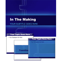 In the Making PowerPoint template