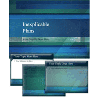 Inexplicable Plans PowerPoint template