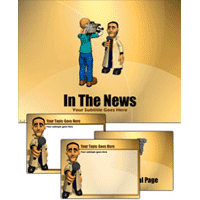 In the news powerpoint template
