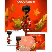 Knock out powerpoint template