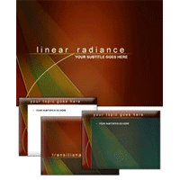 Linear radiance powerpoint template
