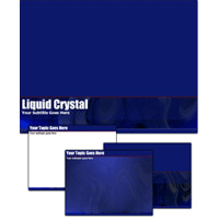 Liquid crystal powerpoint template