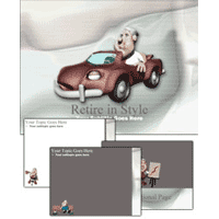 Retire in style power point theme