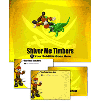 Shiver me timbers power point theme