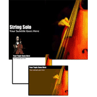 String solo power point theme