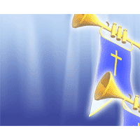 Trumpets of god power point theme