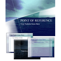 Point of reference powerpoint template