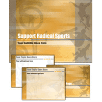 Radical sports powerpoint template