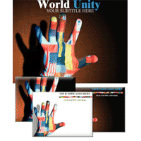 World unity powerpoint template