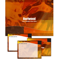 Burlwood powerpoint template