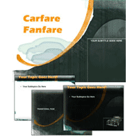Carfare fanfare powerpoint template