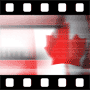 Flag of Canada waving