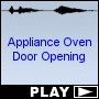 Appliance Oven Door Opening