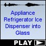 Appliance Refrigerator Ice Dispenser into Glass