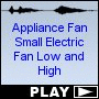 Appliance Fan Small Electric Fan Low and High
