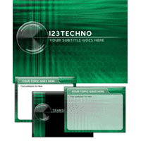 Techno powerpoint template