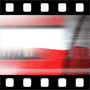 National flag of Poland video background