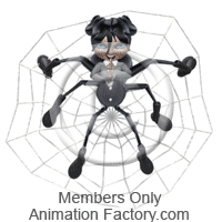 Spidergirl rubbing hands in web