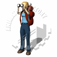 Binoculars Animation