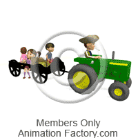 Tractor wagon hayride