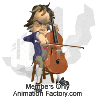 Beethoven playing cello