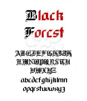 Black Font