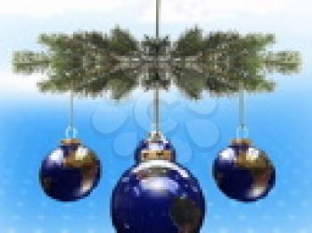 Royalty Free Video of Tree Ornaments